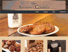 Tablet Screenshot of anthonyscookies.com